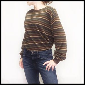 Vintage Dockers Striped Sweater - Size L